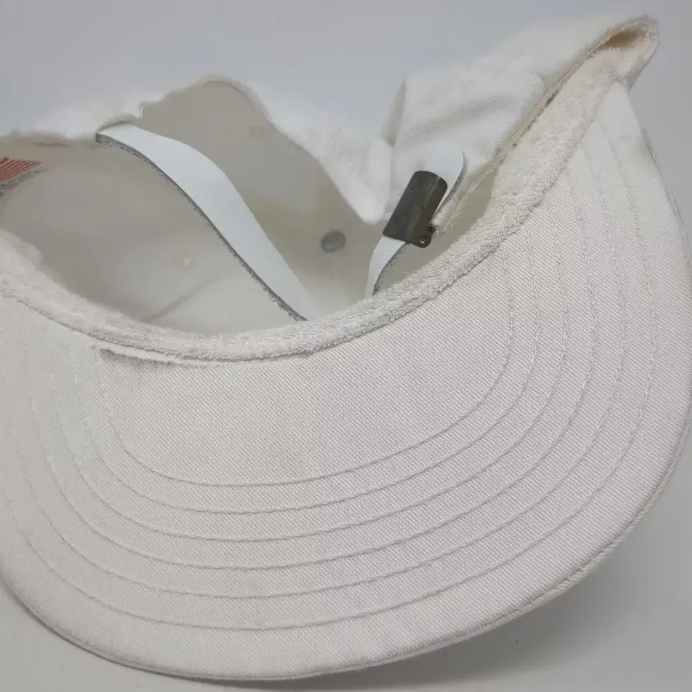 Pro Hat 5 Panel White Red Idaho Falls Fire Paramedics Rope Cap Made in USA OS - Picture 7 of 9